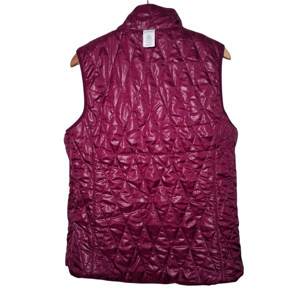 Gander Mountain Guide Series Vest Large Lilac Rose Reversible Quilted Reversible - Picture 4 of 15